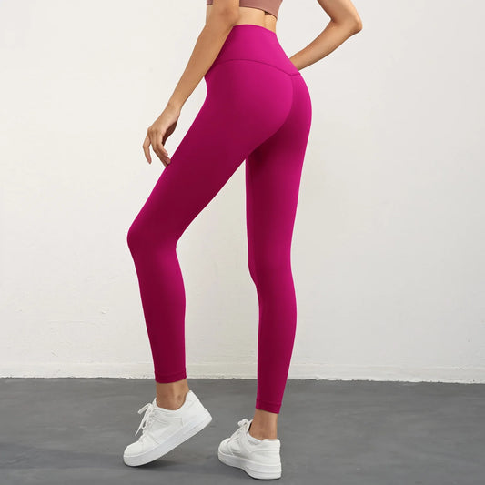 High-Waist Yoga Leggings with Back Pocket | Premium Athletic Training Pants