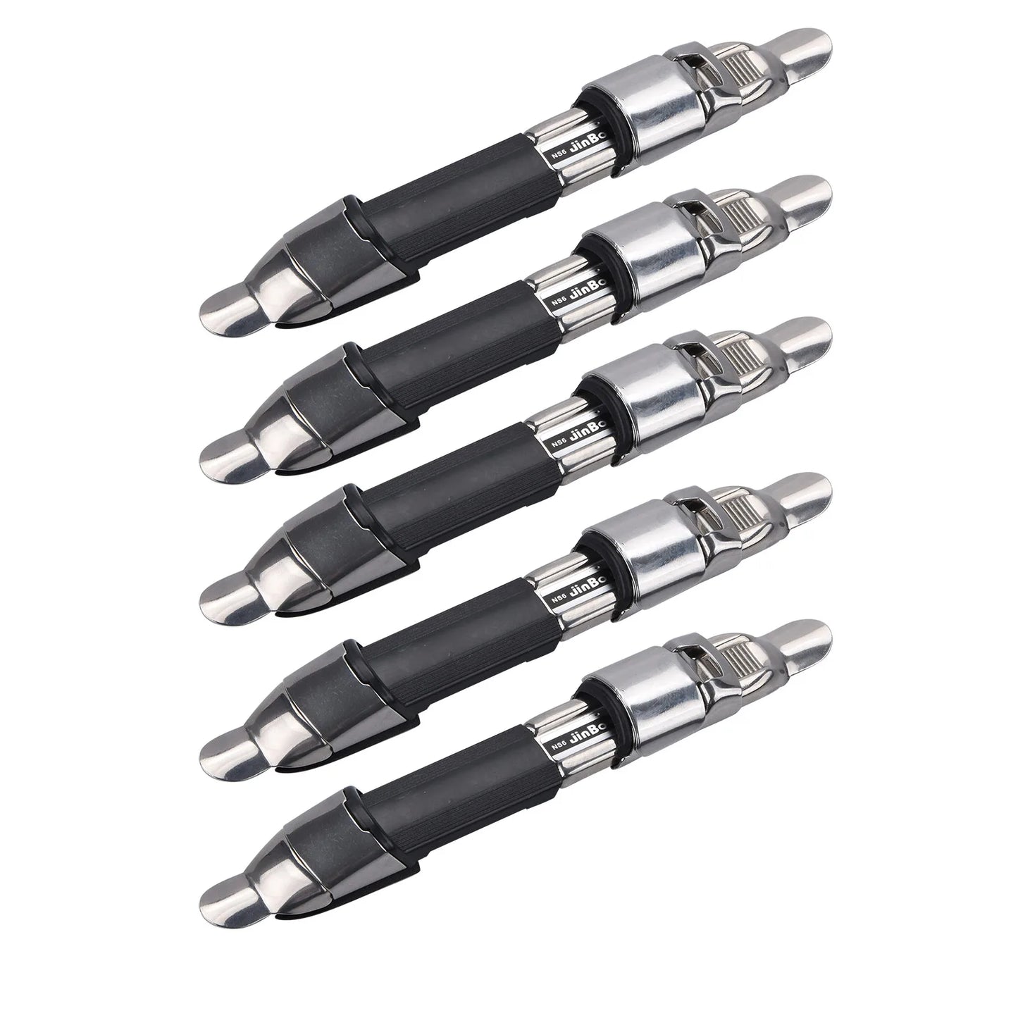 5pcs Steel Adjustable Plate Type Reel Seat Fishing Rod Building Component Rod DIY Repair Accessory