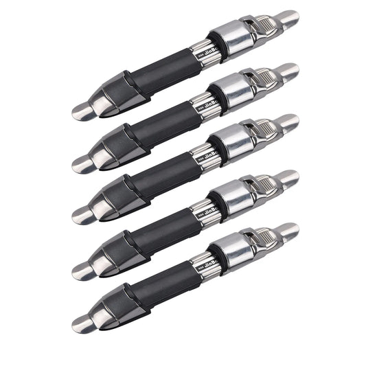 5pcs Steel Adjustable Plate Type Reel Seat Fishing Rod Building Component Rod DIY Repair Accessory