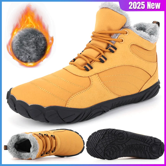 Winter Plush Boots Non Slip Outdoor Waterproof for Men Women