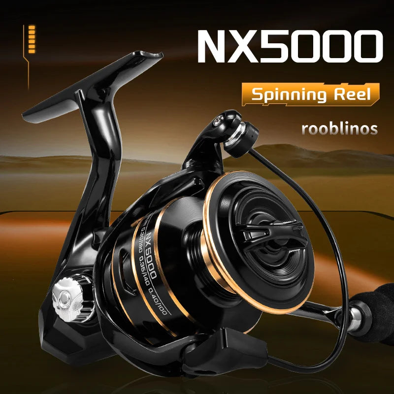NX Series Heavy-Duty Metal Spinning Fishing Reel (10KG Max Drag)