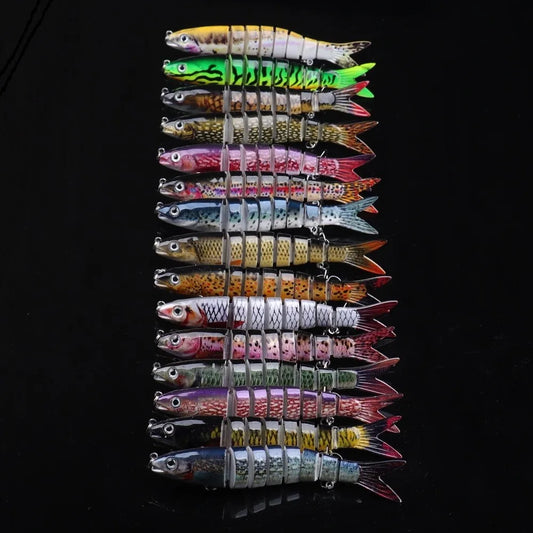 15-Pack 5.1-Inch Multi-Jointed Hard Swimbaits (0.67 oz)