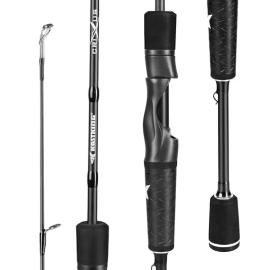 Crixus Fishing Rods, IM6 Graphite Rod and Rod W/Zirconium Oxide Ring Stainless Steel Guides, SuperPolymer Handle