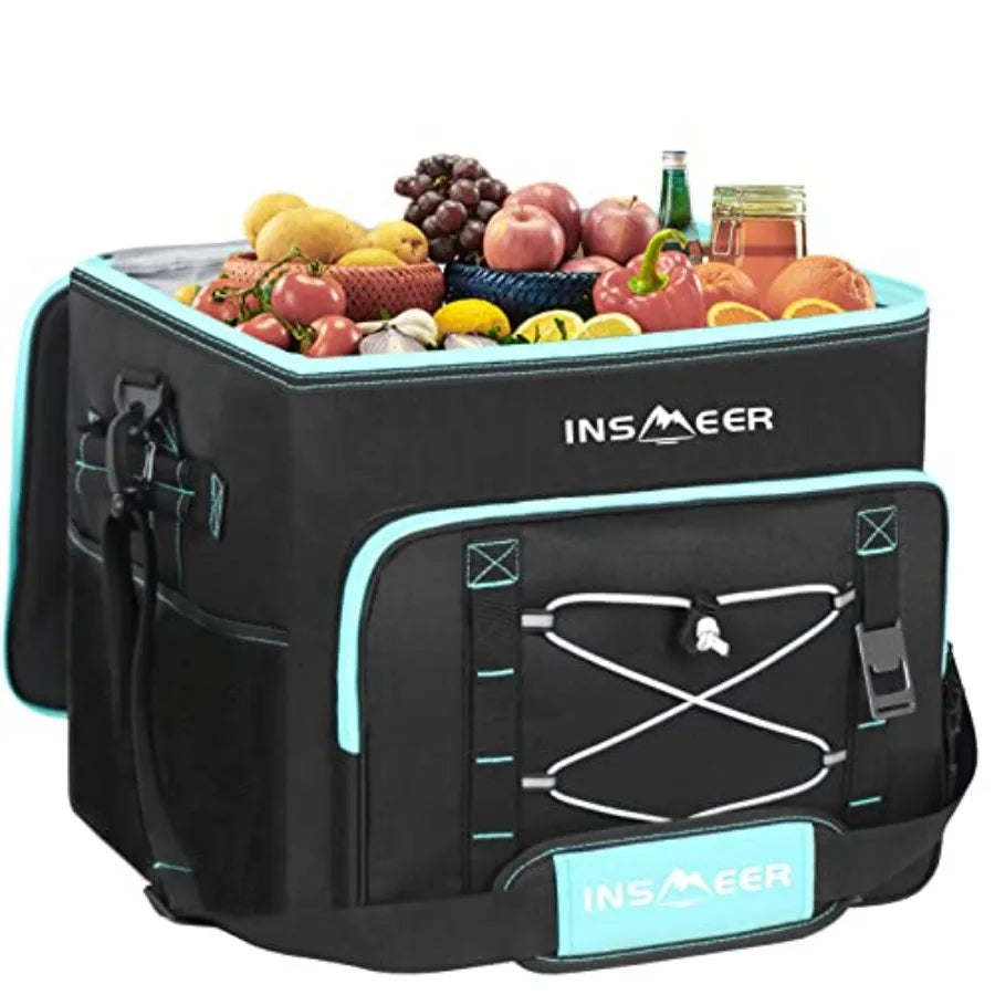 Insulated Cooler Bag 90Cans/55L Large Cooler Bag Soft Sided Cooler with Shoulder Strap