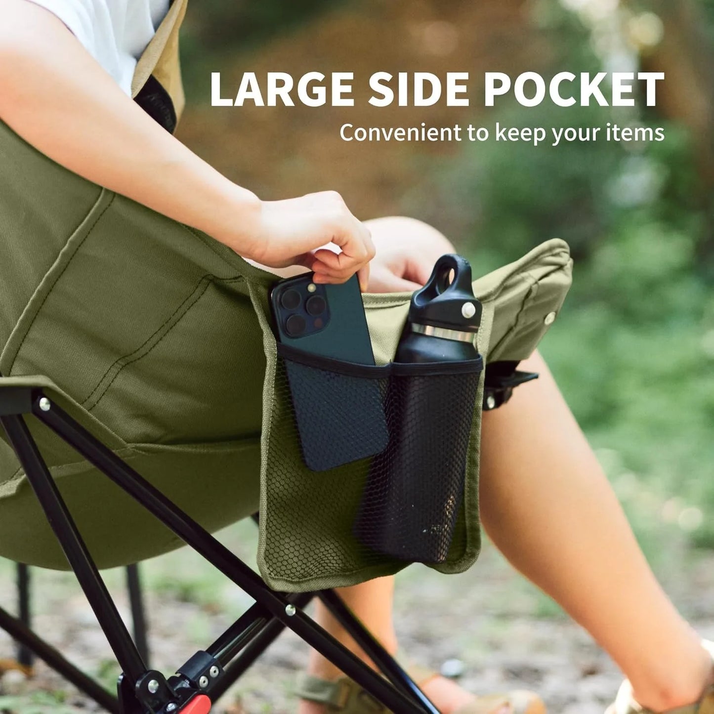 Naturehike High Back Moon Chair Camping Outdoor Fishing Folding Adjustable Lounge Chair