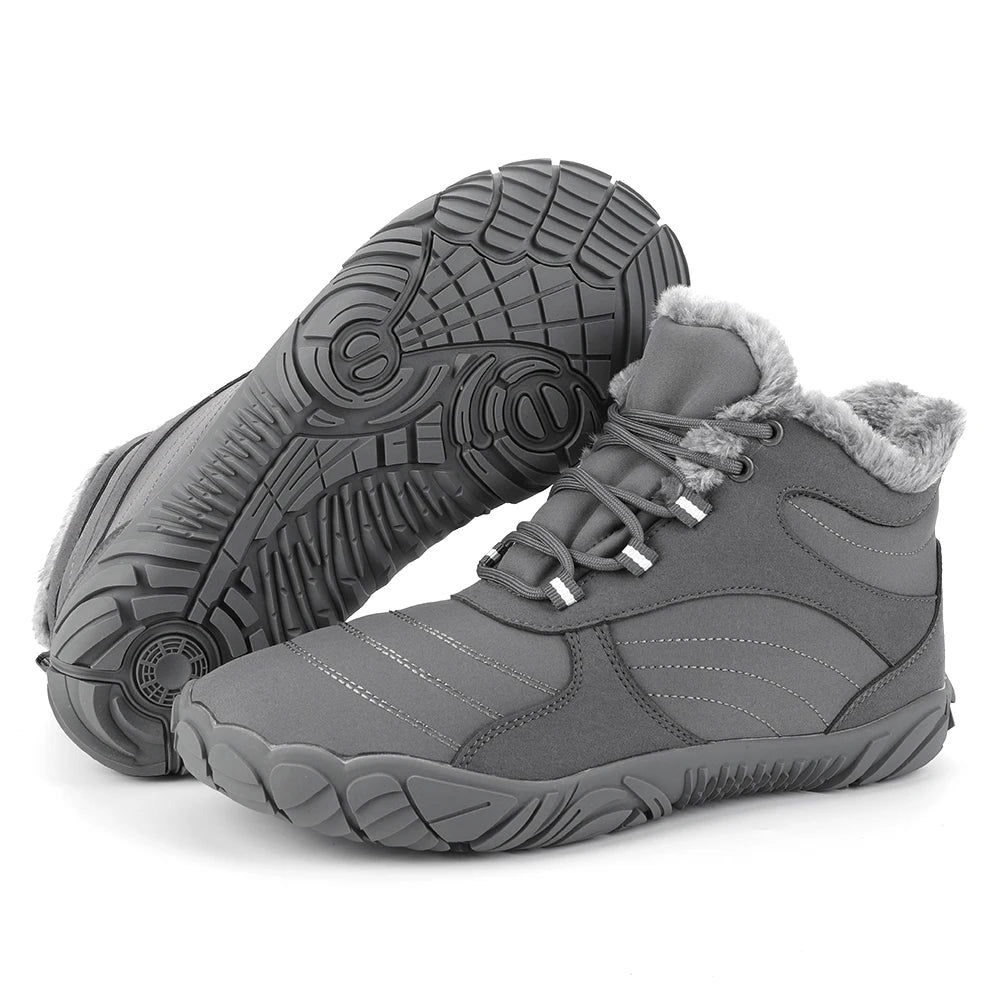 Winter Plush Boots Non Slip Outdoor Waterproof for Men Women