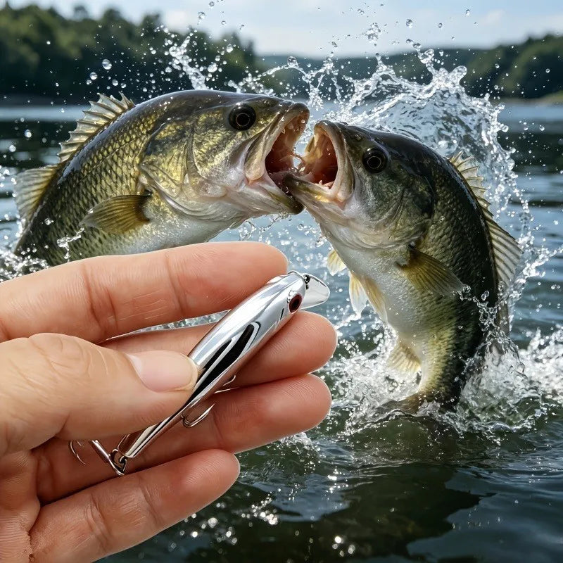 20-Piece Sinking Minnow Crankbaits (2.1" / 0.23 oz) for Bass Fishing
