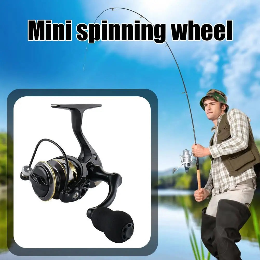 Mini Fishing Reel ZP 500/800 Series Small Fishing Reel Gear Ratio 5.2:1 Powerful Spinning Fishing Reels 13BB for Carp Fishing
