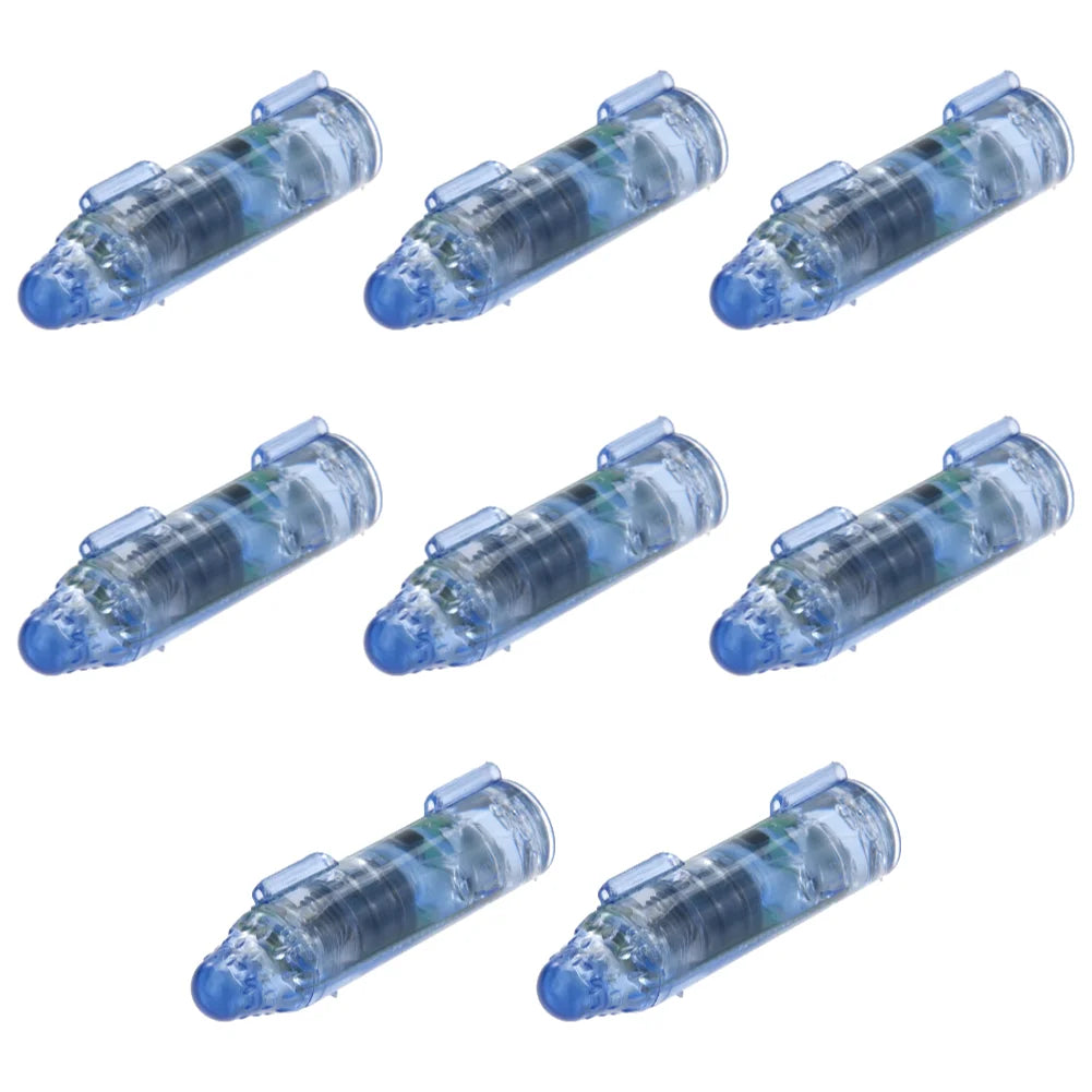 1-10PCS Underwater Mini Fish Lure LED Flashing Bait