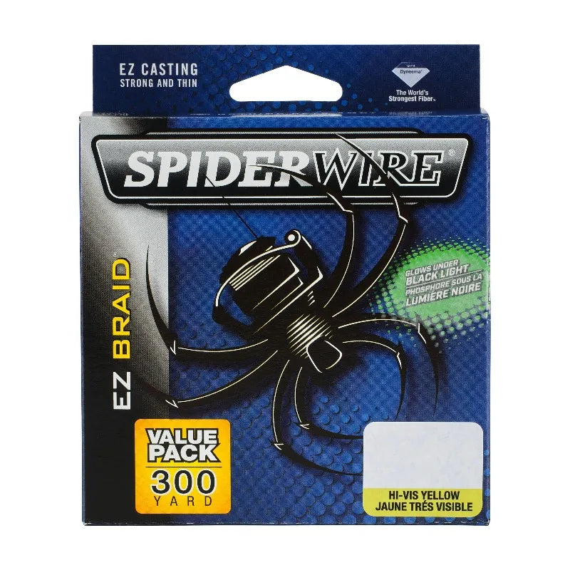 EZ Braid™ Fishing Line, Hi-Vis Yellow, 20 lb Test Strength, 300 yd
