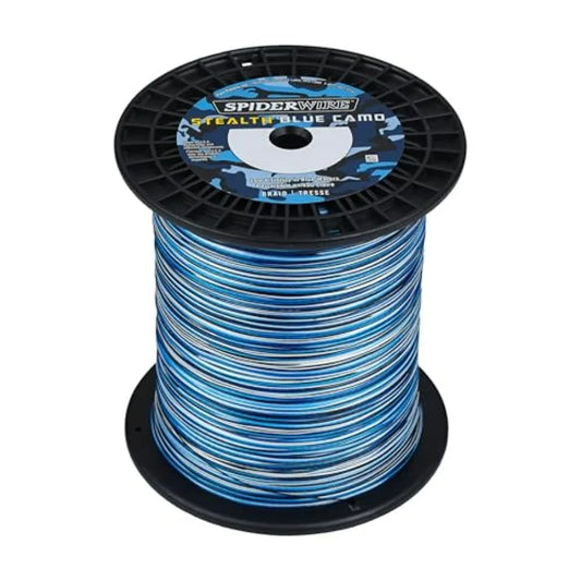 Spiderwire Stealth Braid 3000 Yards Fishing Line for Saltwater Fishing Ultra Thin High Strength Monofilament in Black with 3000