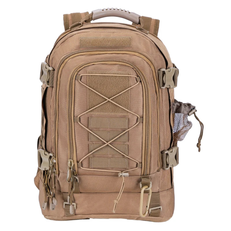 LQARMY 65L Outdoor Tactical Backpack Hiking Bag Large Capacity Camping Rucksack