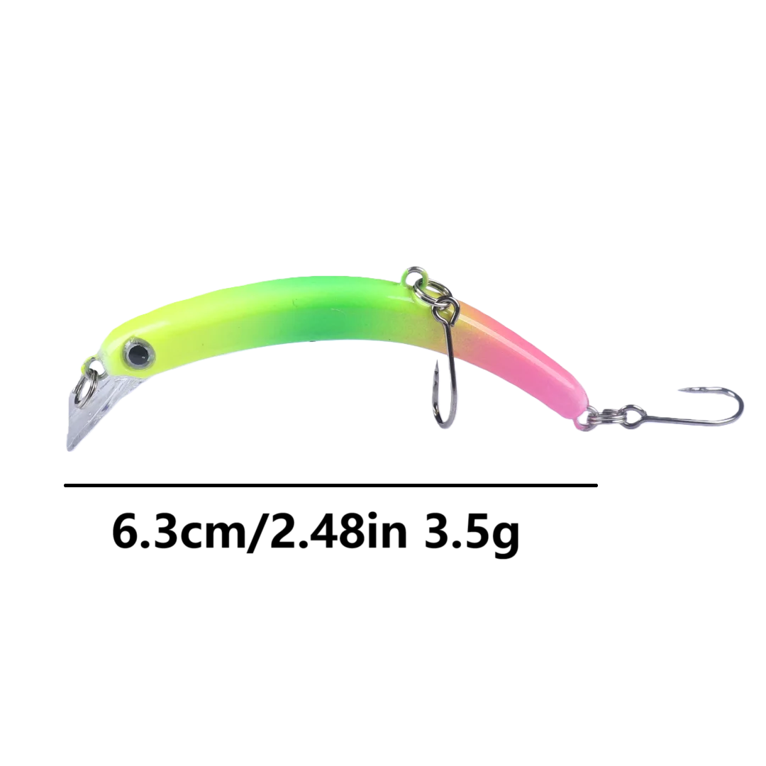 8-Piece Mini Crankbait Fishing Lure Kit for Bass, Trout & Pike