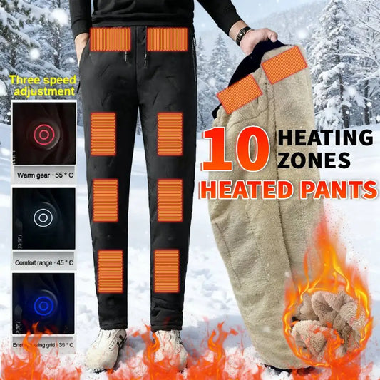 USB Unisex Heated Pants Waterproof Electric Thermal Pants