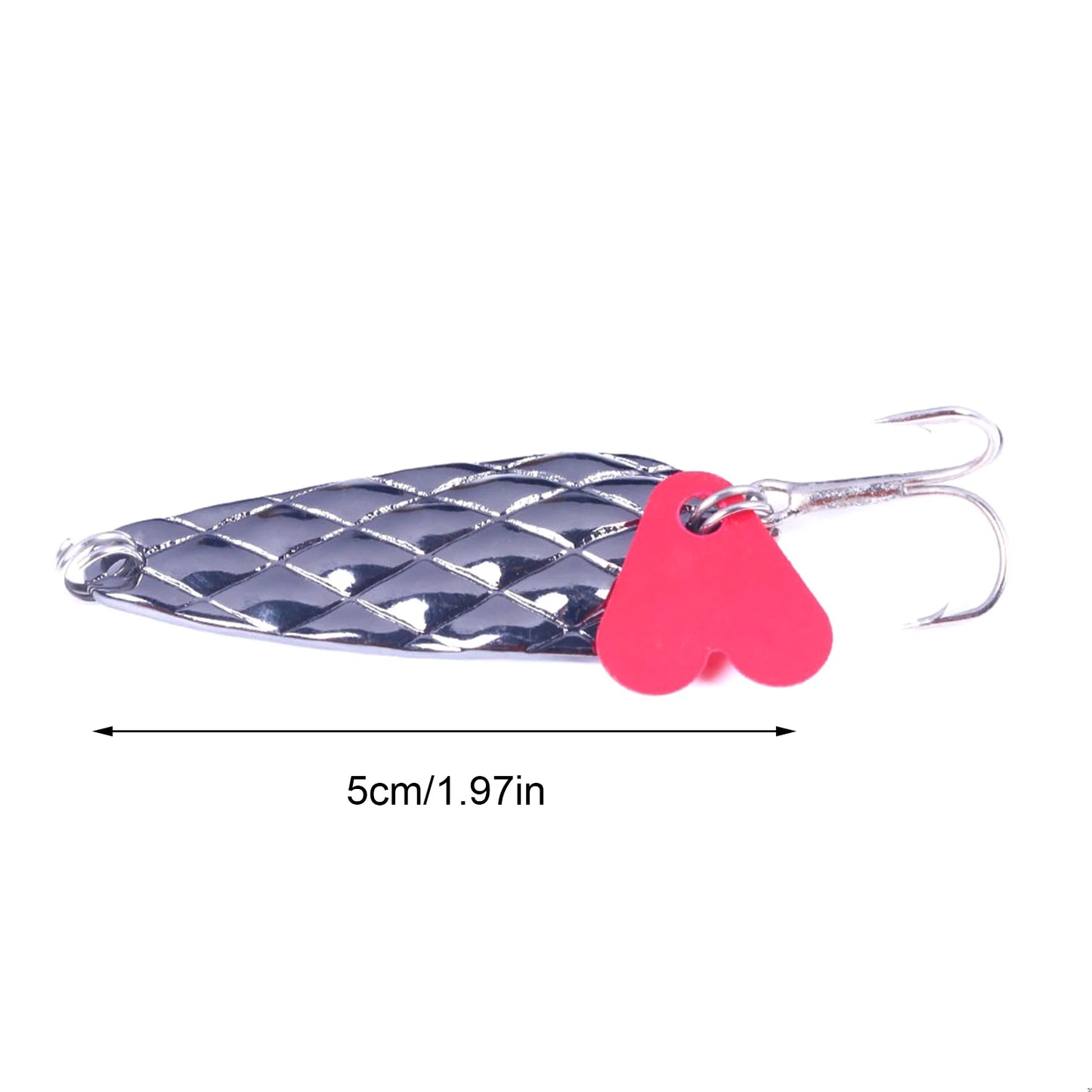 Metal Spinner Spoons Trout Fishing Lures 9g Hard Metal Artificial Bait