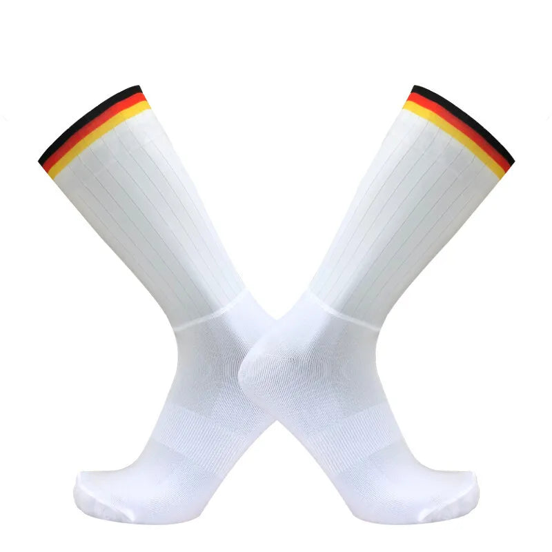 Socks Aero Anti Slip Silicone Summer Whiteline Cycling Socks