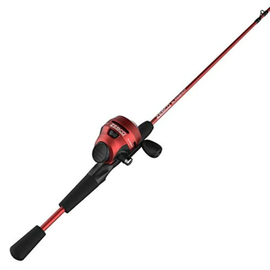Slingshot Spincast Reel and Fishing Rod Combo, 2-Piece Fishing Pole, Right-Hand Retrieve, Pre-Spooled with 10-Pound Line