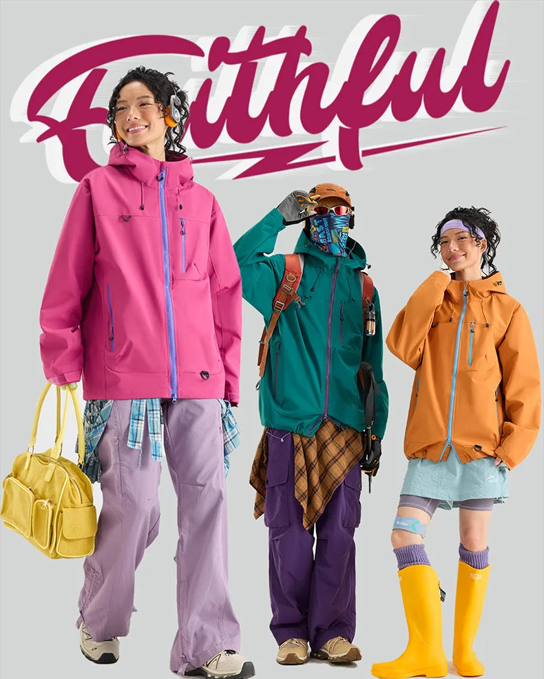 Unisex Hiking Jacket Waterproof Autumn Windbreaker Fishing Hoodie
