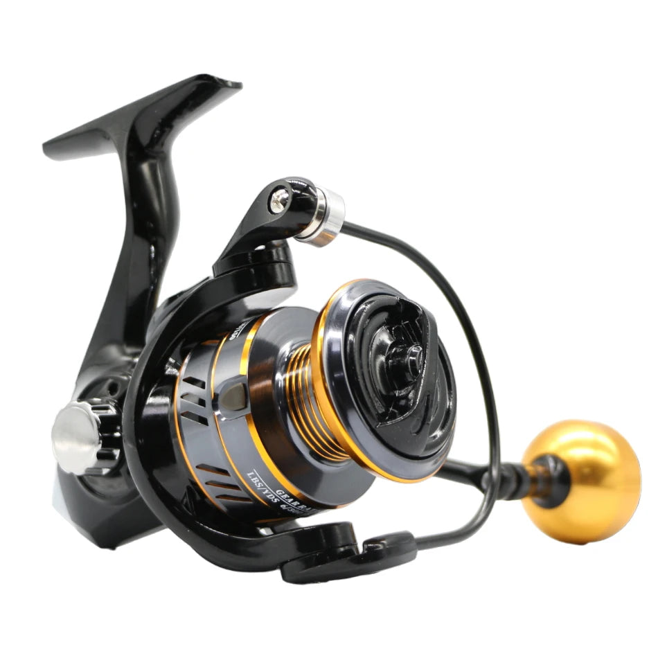 HM Series Metal Reel Cup Spinning Fishing Reel (10KG Max Drag)