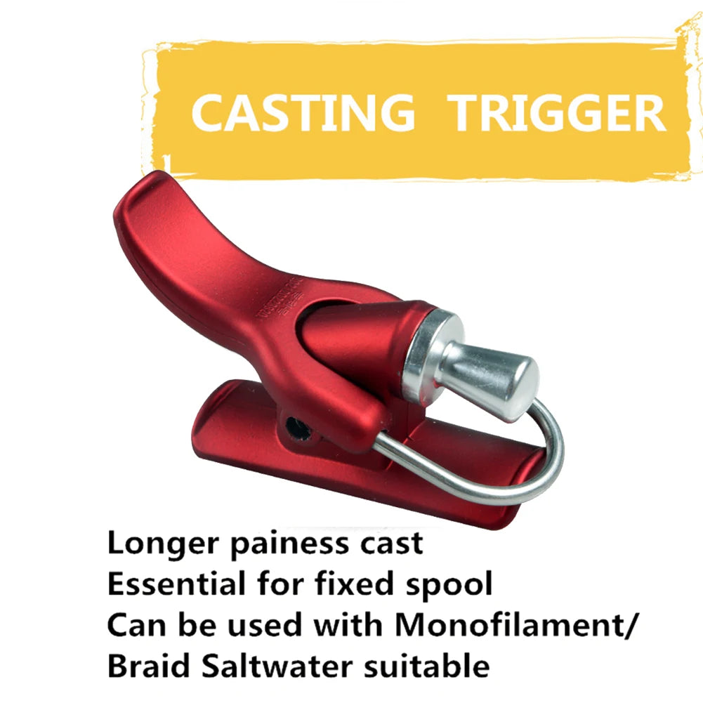 Fishing Casting Trigger Anti-Injury Fishing Launch Gun Clamp Fish Launch Surfing Casting Clip Fishing Accessories