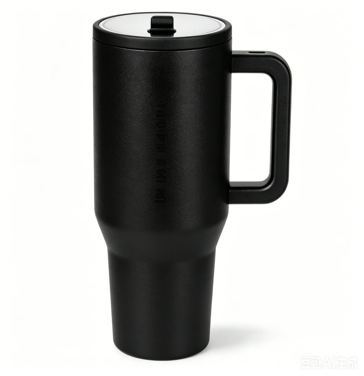 40 oz Insulated Stainless Steel Travel Tumbler with Flip Straw & Handle