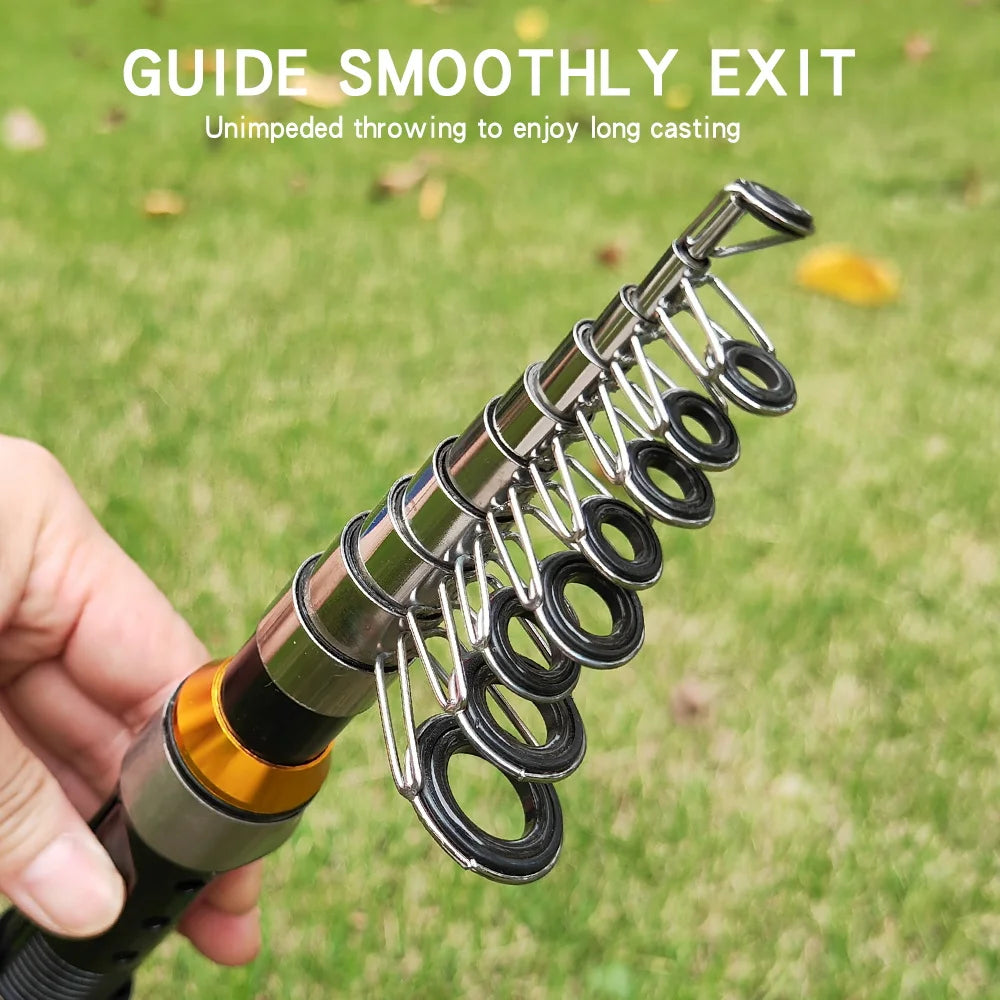 Ultra-Compact Portable Telescopic Travel Fishing Rod (1.5M–2.3M)