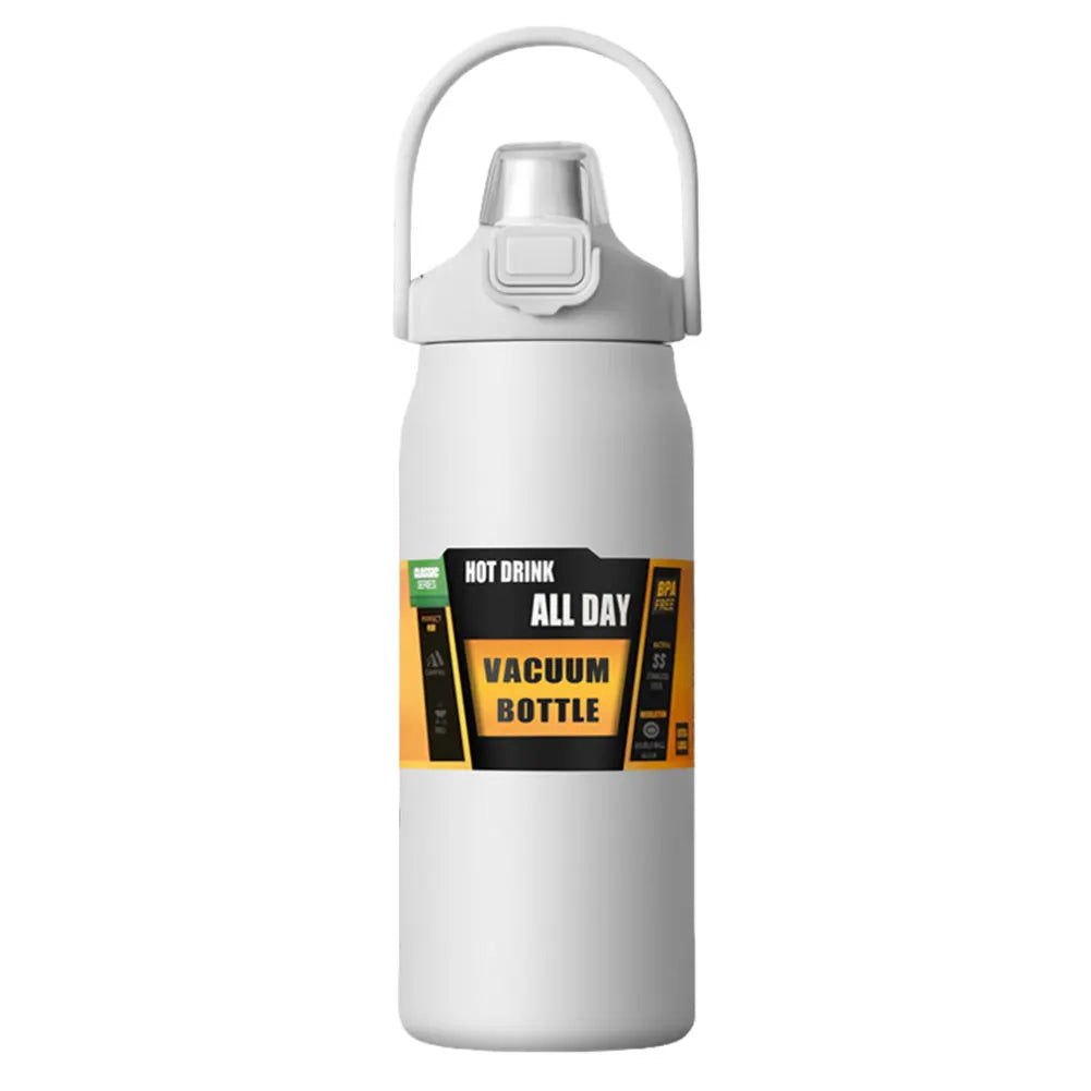 1200ml Insulated Bottle Stainless Steel Thermal Water Cup BPA Free