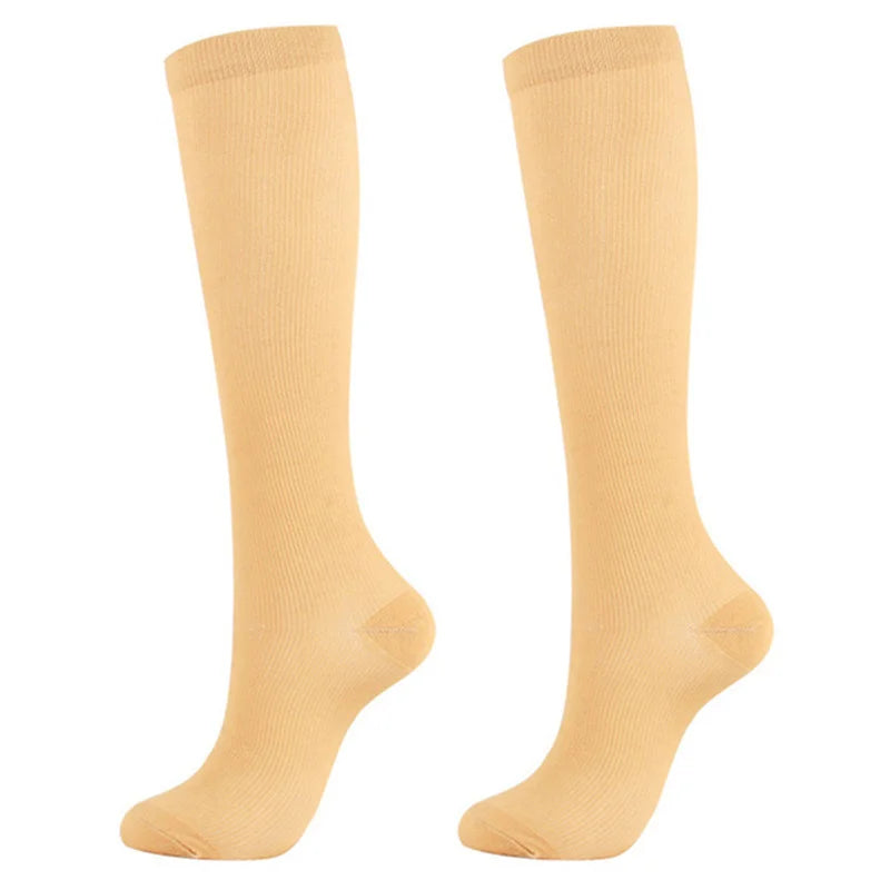 S-XXL Compression Socks Men Women Hiking Running Marathon Socks