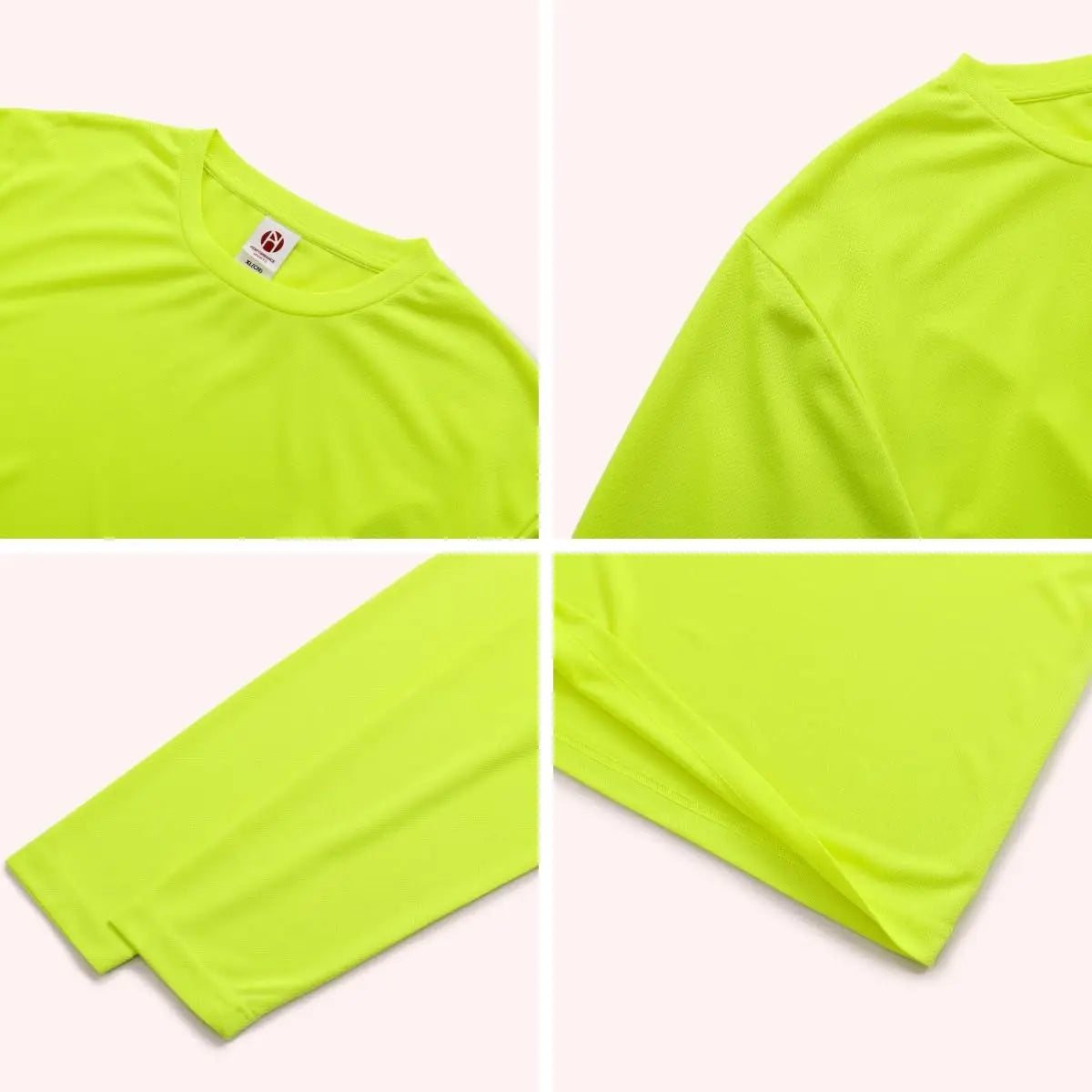 7 Pack Men's Long Sleeve Shirts Sun Protection Shirts Lightweight UPF 50+ Rash Guard for Running Workout Fishing