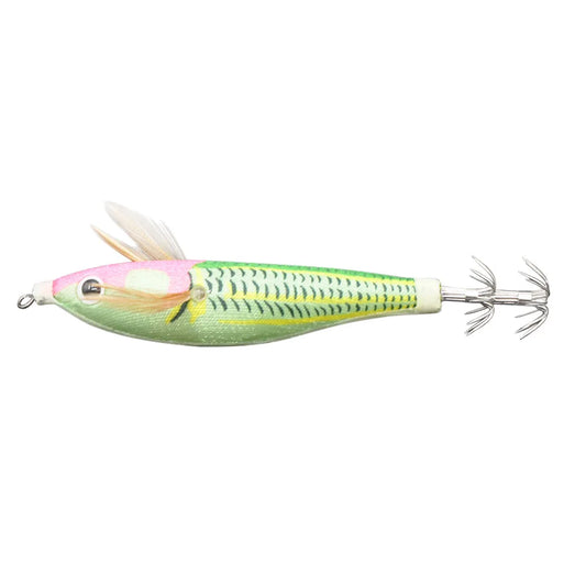 10cm/10g Wooden Shrimp Lures Luminous Artificial Baits Fishing Tackle Accessories