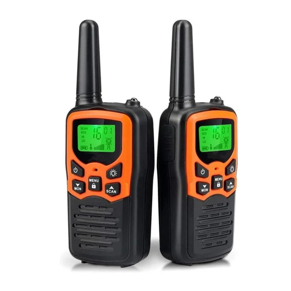 2PCS Handheld Walkie Talkie Radio Long Range 100 Mile Two Way Radio Comunicador Transceiver Charge Headset Waterproof Outdoor